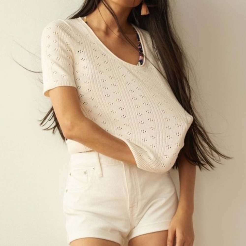 Pointelle Willford Sweater Tee